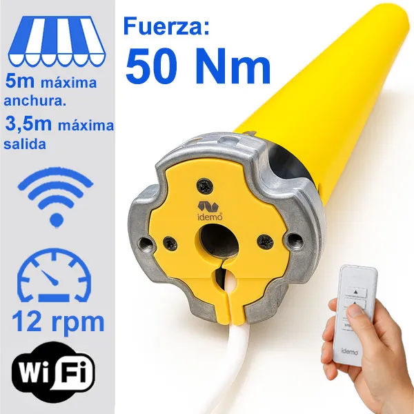 Motor para toldo Limit de Idemo con wifi incorporado