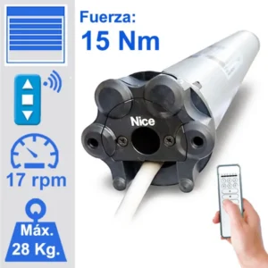 Motor de la marca Nice con mando a distancia referencia Fit 1517