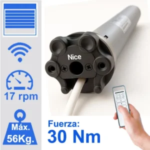 Motor Era Fit de la marca Nice de maniobra por mando a distancia