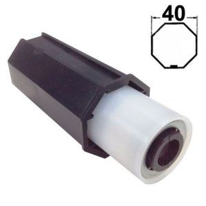 Cápsula para persiana con eje de 40 mm con muelle y cojinete