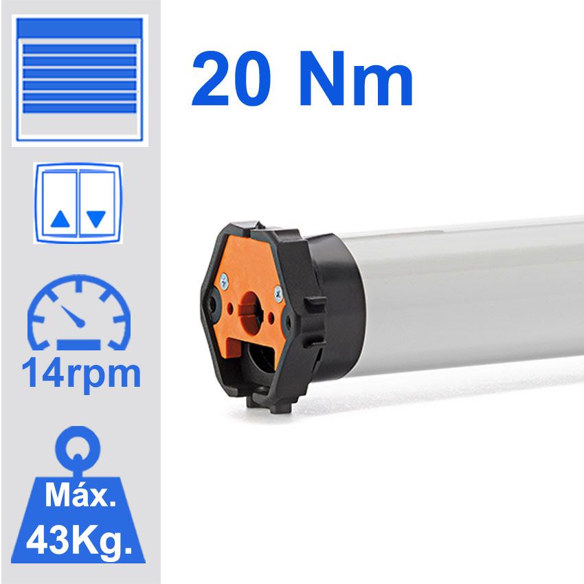 Motor Elero por interruptor de Vari Eco M20 Nm para persiana