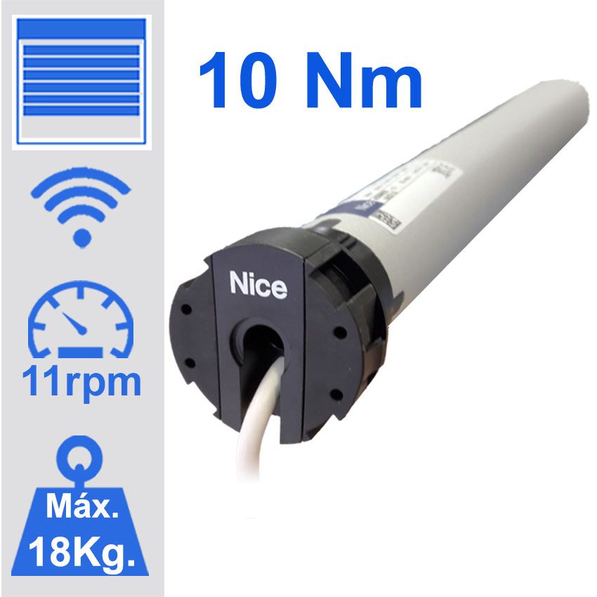 Motor Nice para persiana con eje de 40 por mando | MAT ST 1011