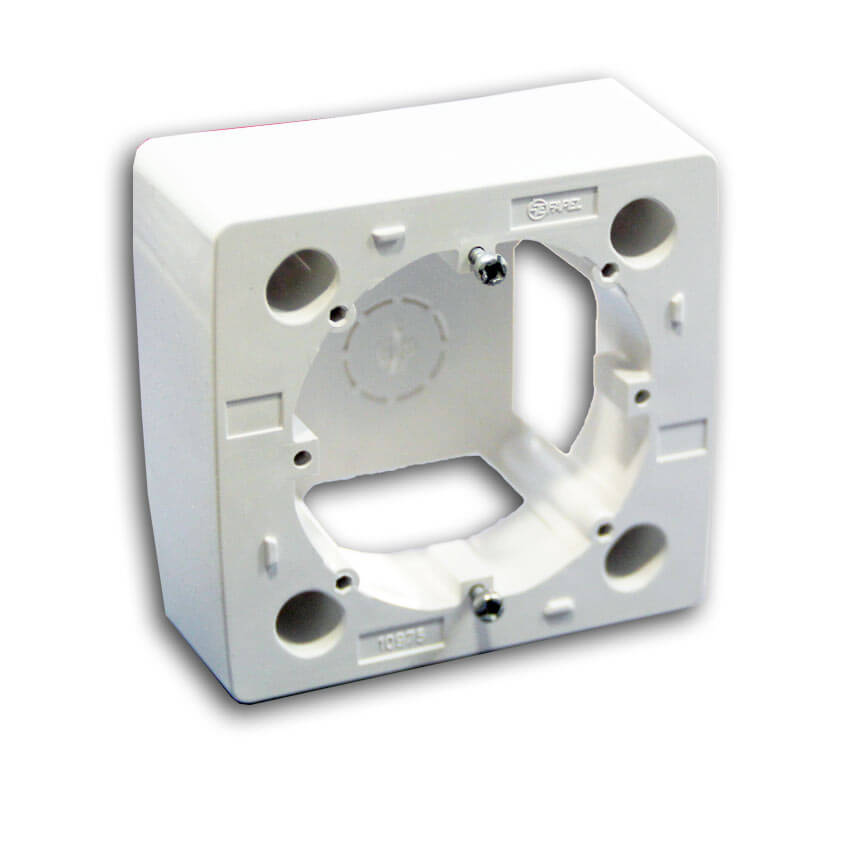 Cajetin de superficie para interruptor de persiana