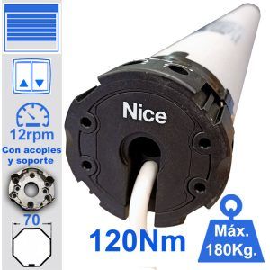 Motor marca Nice E L 12012 para persianas pesadas