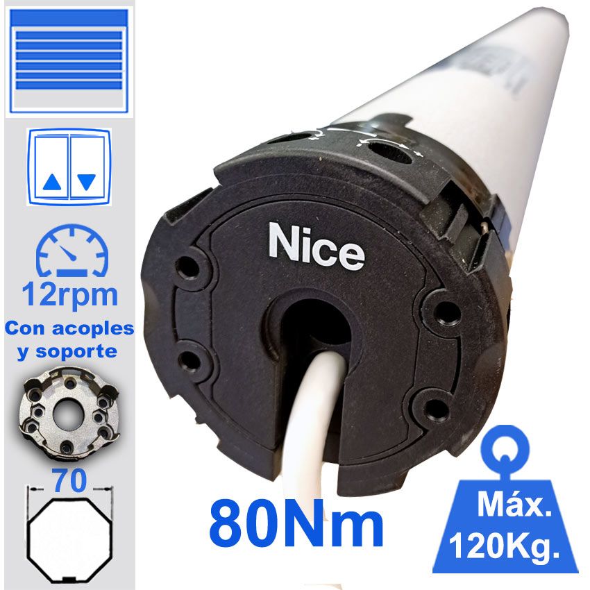 Motor Nice era L 8012 para grandes persianas
