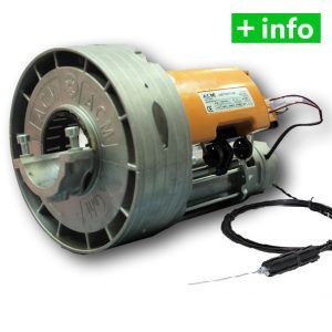 Motor para persiana metálica de hierro de local o tiena con autofreno