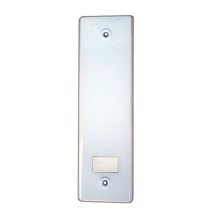 Placa blanca para recogedor perianas por cinta