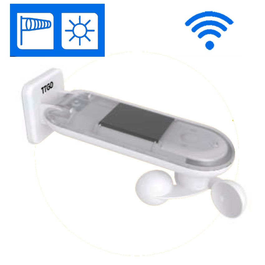 Veleta sensor de viento y sol para motores Ttgo