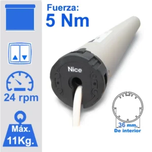 Motor Nice para cortina ES 524 para cortina estor por interruptor