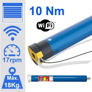 Motor marca AOK 35 con wifi y mando para persianas eje de 40