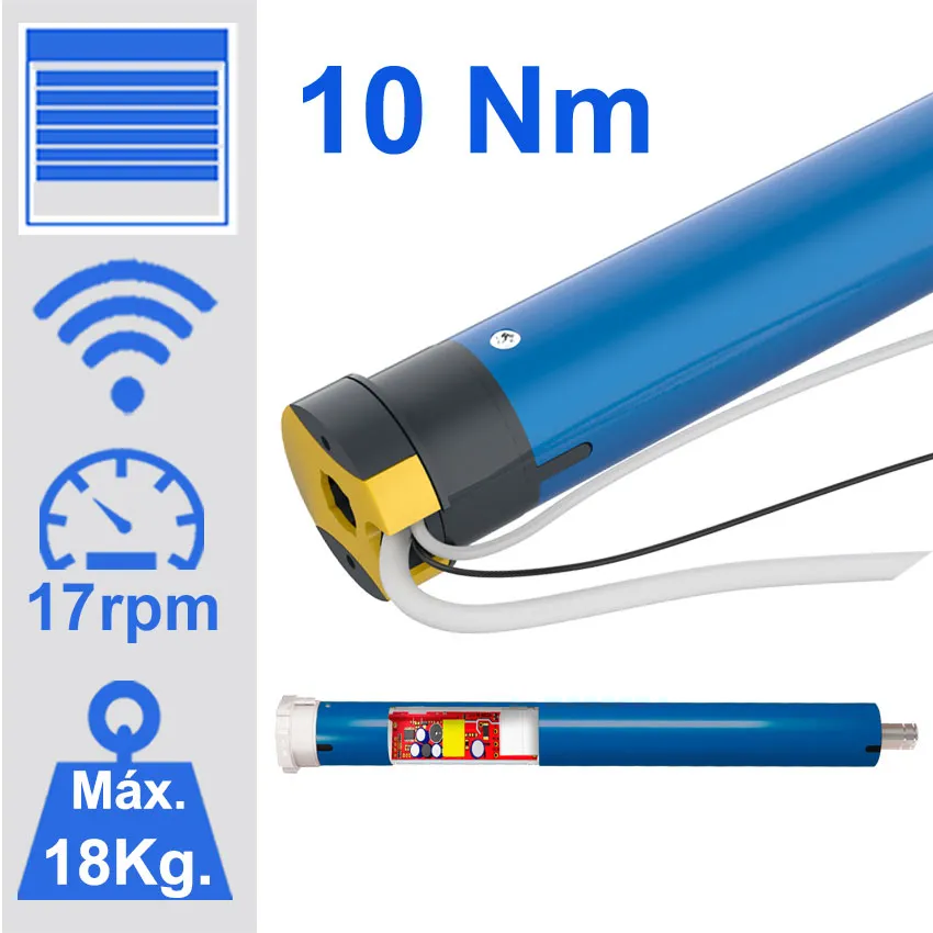 Motor marca AOK 35 maniobra por mando para persianas eje de 40