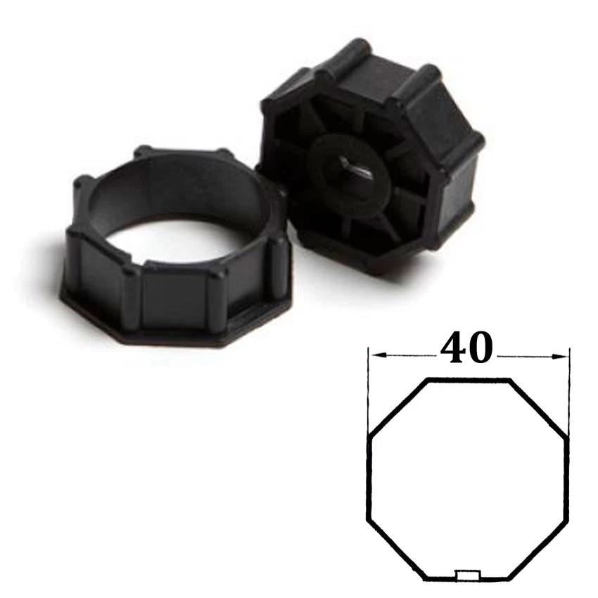 Acoples para motor Idemo o A-Ok para persiana con eje de 40