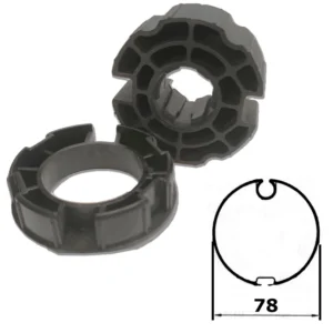 Acoples para motor con de ojiva de toldos de 78