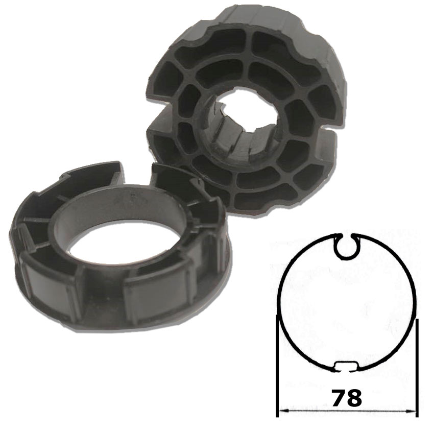 Acoples para motor con de ojiva de toldos de 78