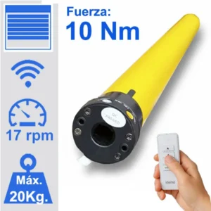 Motor marca Idemo para persiana con eje de 40 maniobra por mando a distancia