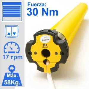 Motor marca Idemo referencia Star 3017 para persianas con interruptor