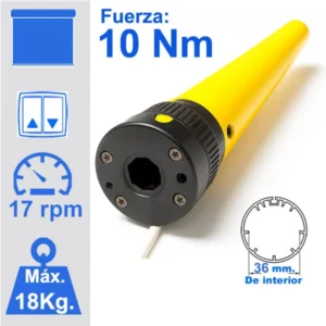 Motor marca Idemo para cortinas enrollables maniobra por mando