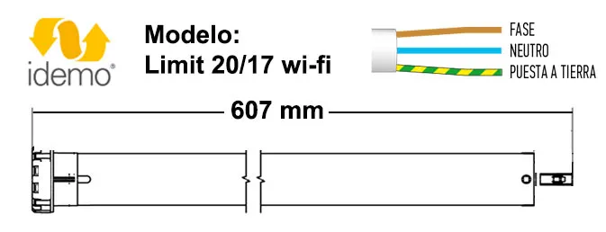 Medidas y dimensiones del motor Limit 2017 con wifi