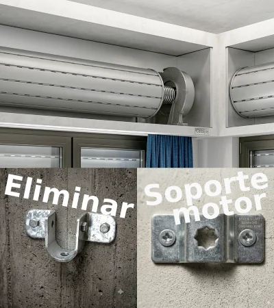 Persianas de cajón obra para motor